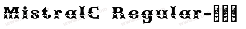 MistralC Regular字体转换